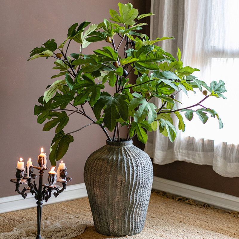 Primrue Faux Fiddle Leaf Fig Branch Wayfair